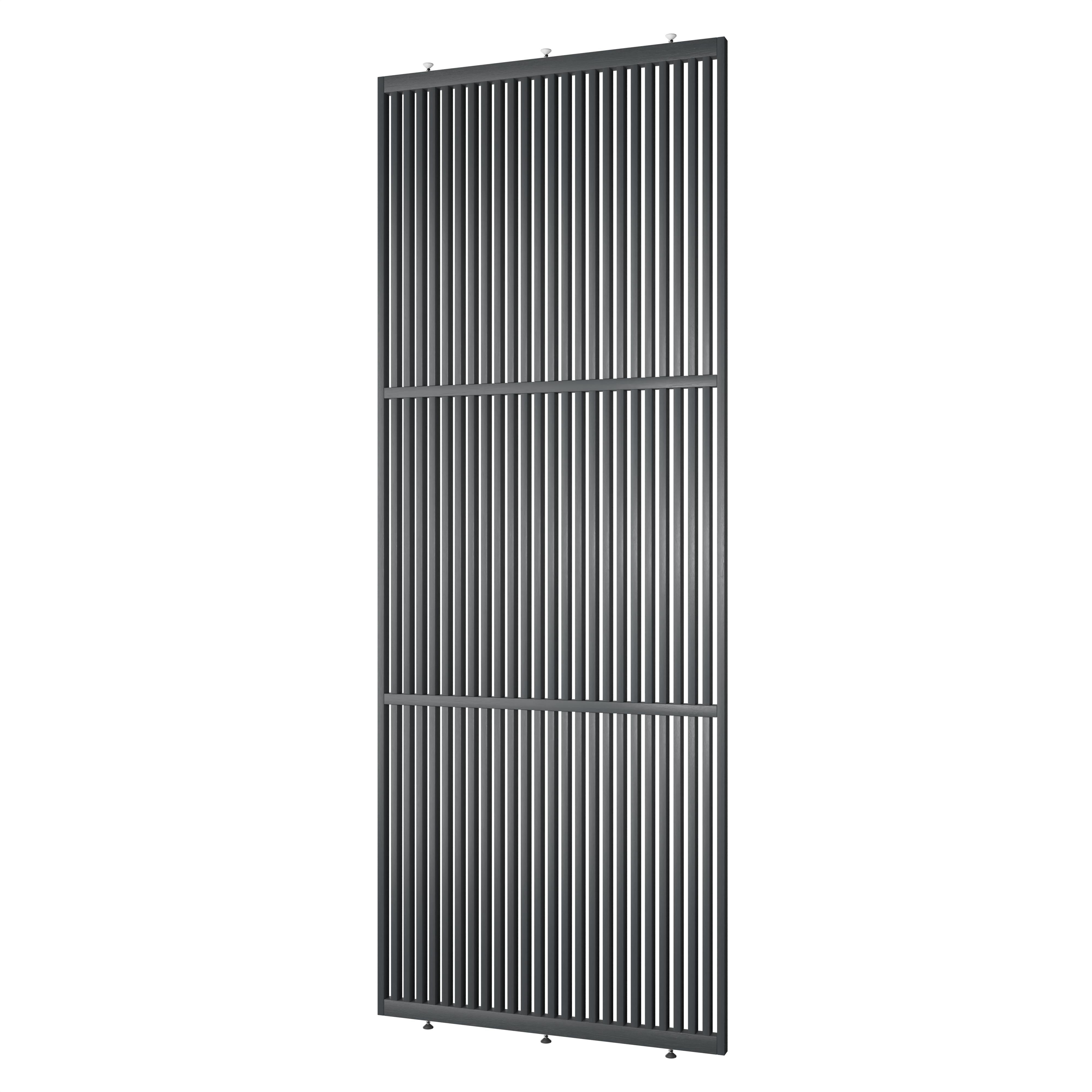 Elegante houten roomdivider van massief eikenhout in RAL7021, model Original®. Een stijlvolle en praktische toevoeging aan elk interieurontwerp