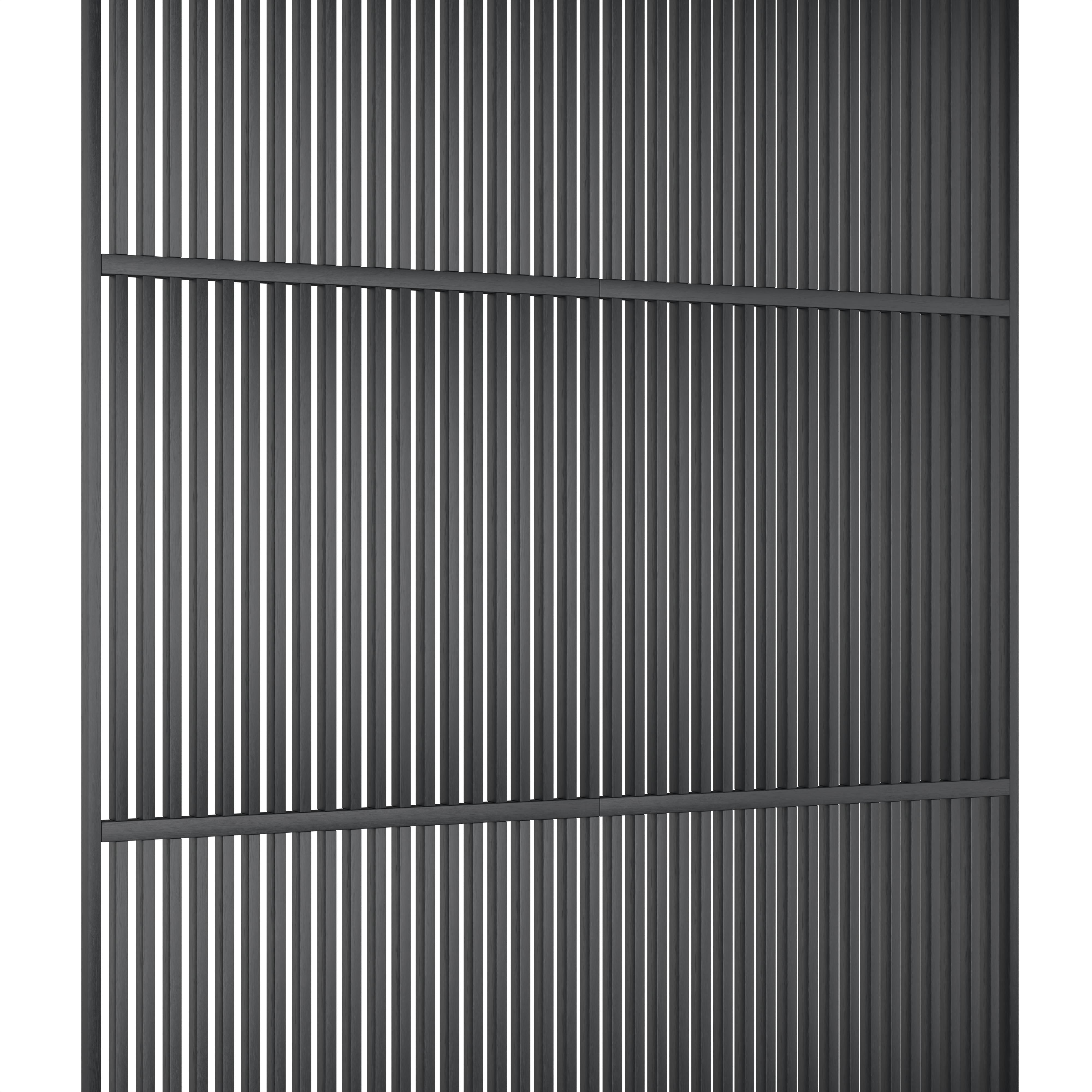 roomdivider op maat xl model met latten in antraciet