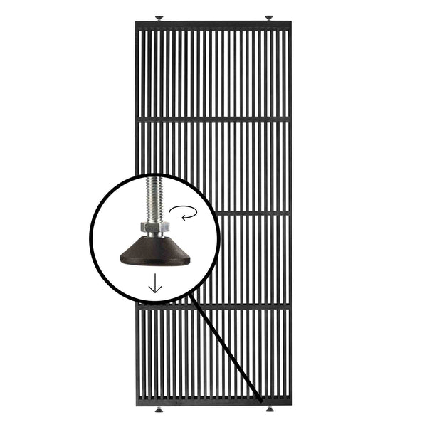 ROOMDIVIDER MODEL SPACE ZWART